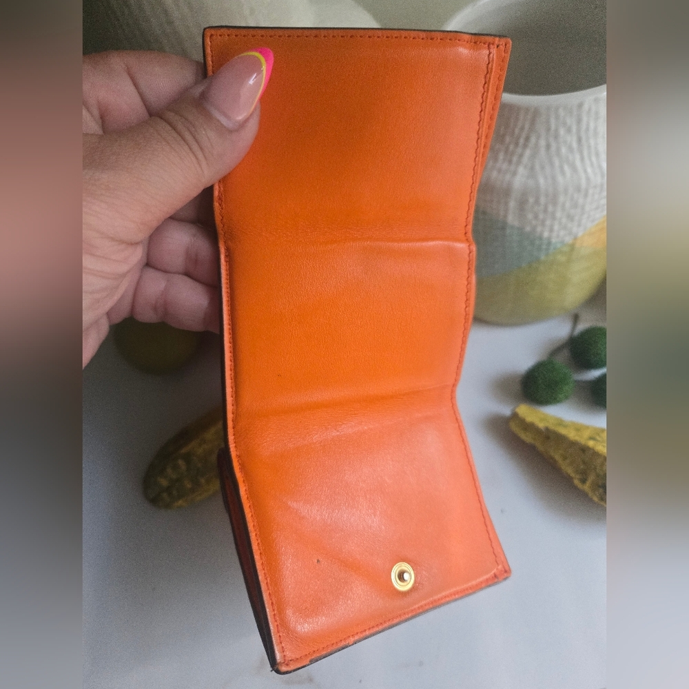Fendi Zucca 2020 FF Logo Compact Leather Trifold Wallet - Picture 10 of 13